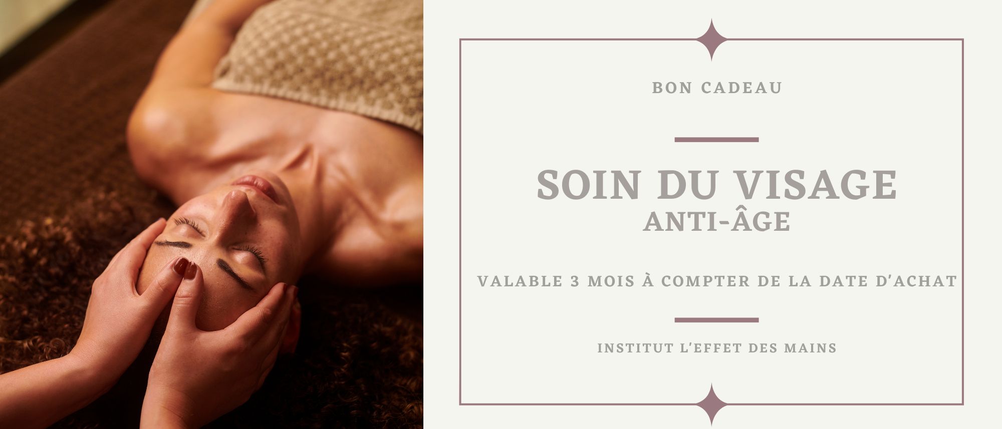 bon cadeau soin visage anti-âge