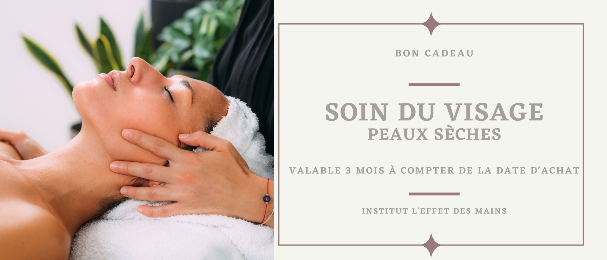 Offrir un bon cadeau soin de visage peaux grasses